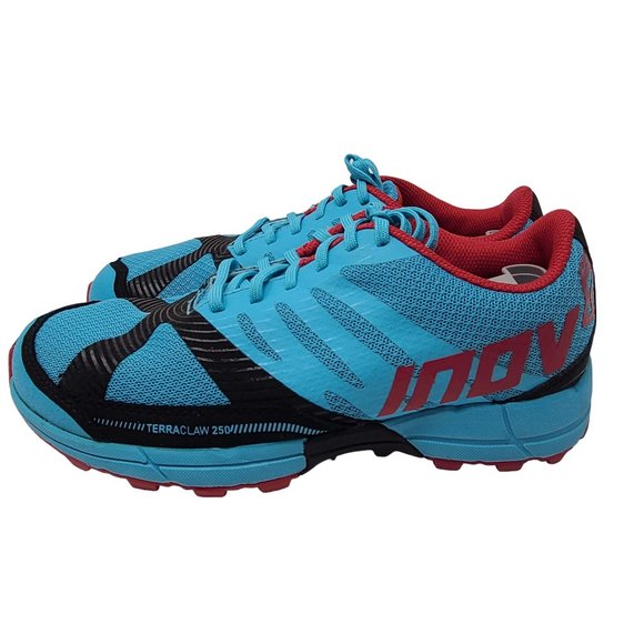 INOV-8 Terraclaw 250 Trail Running Shoes Standard Fit Blue Berry Women's 7 NEW - Picture 2 of 15